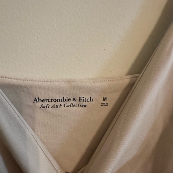 Abercrombie & Fitch Double-Layered Seamless Fabric Corset Bodysuit Tan medium - Picture 6 of 7